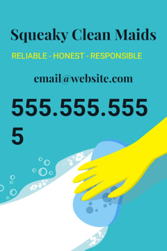 Picture of 18" x 12" Cleaning Services 3