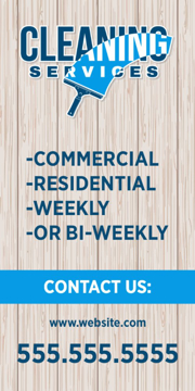 Picture of 24" x 12" Cleaning Services 6