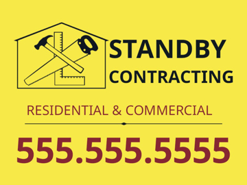 Picture of 9" x 12" Contractor Services 3772506