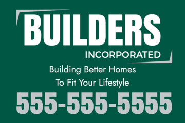 Picture of 12" x 18" Contractor Services 3663216