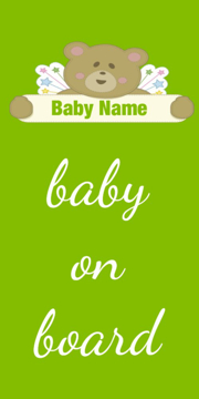 Picture of 24" x 12" Events 00