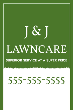 Picture of 18" x 12" Landscaping Services 4712285