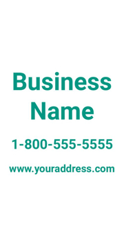 Picture of 24" x 12" Business 947445