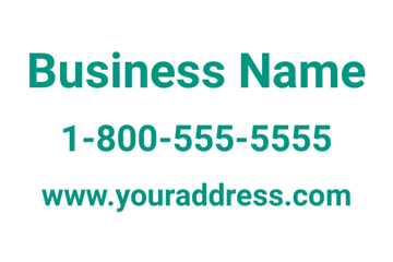 Picture of 12" x 18" Business 947445