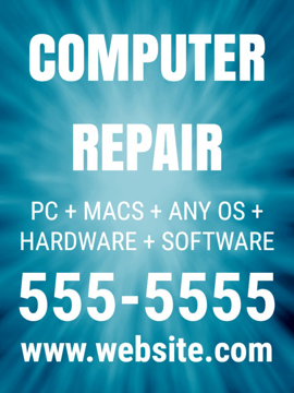 Picture of 24" x 18" Business 4867683