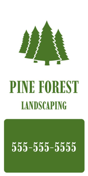 Picture of 24" x 12" Landscaping Services 948773