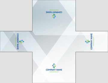 Picture of 4 Sided Fitted Table Throw 7 - 4ft