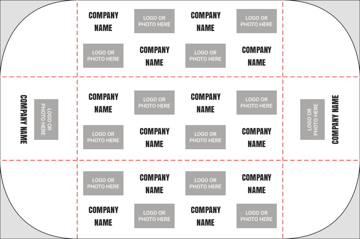 Picture of 4 Sided Table Throw 38 - 6ft