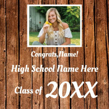 Picture of 24" x 24" Graduation 3