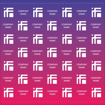 Picture of Repeating Logo 1 - 8ft x 8ft