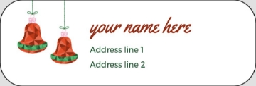 Picture of Holiday Return Address Label 5
