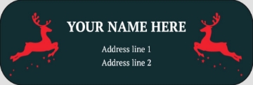Picture of Holiday Return Address Label 8