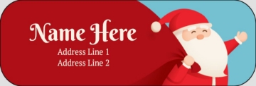 Picture of Holiday Return Address Label 9