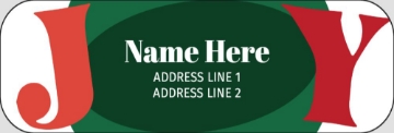 Picture of Holiday Return Address Label 12