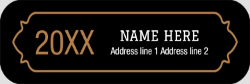 Picture of Graduation Return Address Label 2