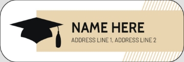 Picture of Graduation Return Address Label 5