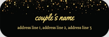 Picture of Wedding Return Address Label 5