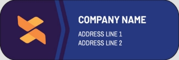 Picture of Business Return Address Label 7