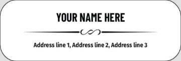 Picture of Personal Return Address Label 1