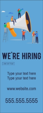 Picture of Now Hiring 11 - 60" x 23"