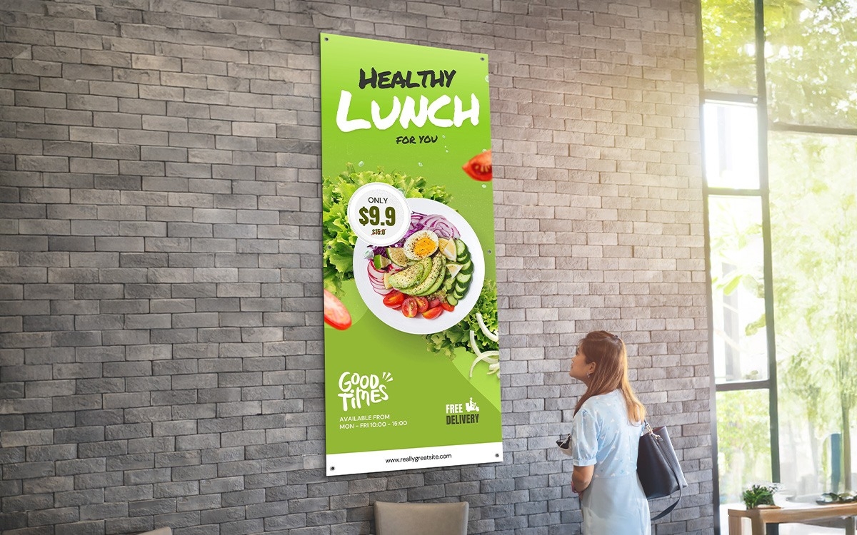 Picture of 8ft x 3ft Vertical Banner PFF