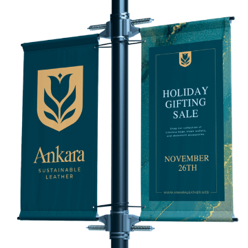 Picture of 36" x 18" Pole Banner PFF