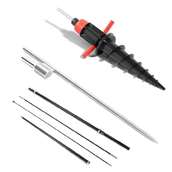 Pole + Auger Base + Ground Stake