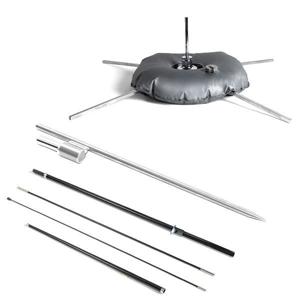 Pole + Indoor Base + Ground Stake