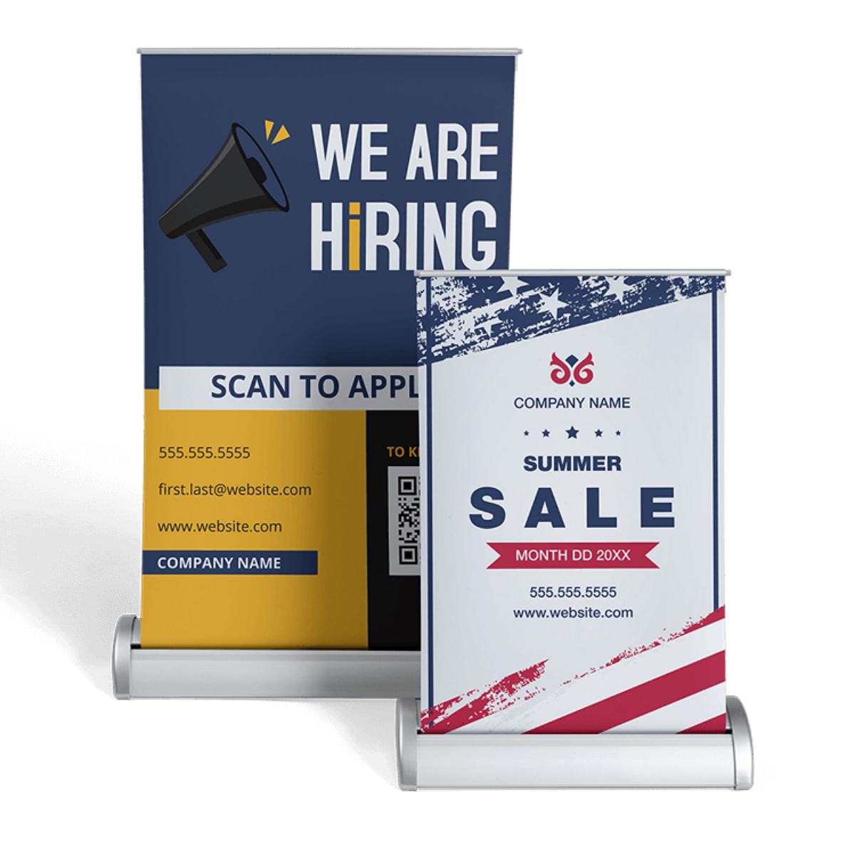 Picture of Tabletop Retractable Banners