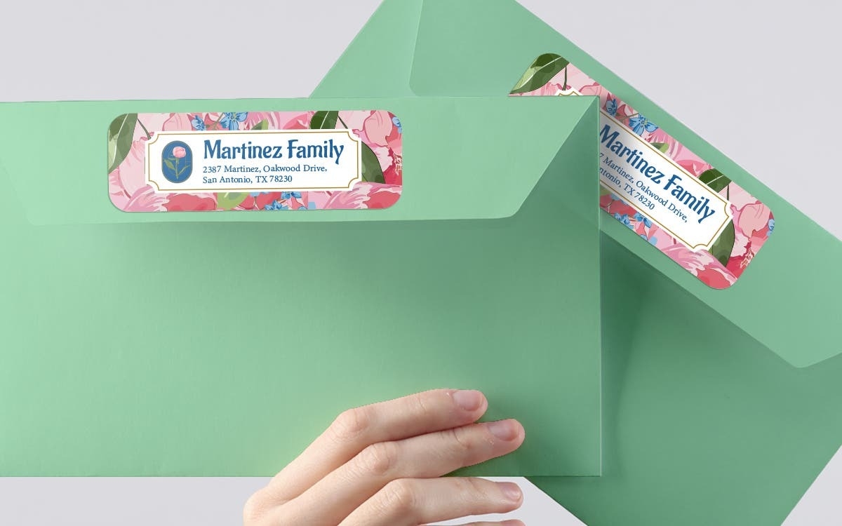 Picture of Return Address Labels