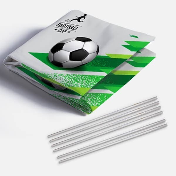 Banner & Pole Set