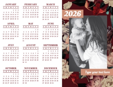 Picture of Magnetic Calendar 8 - Horizontal