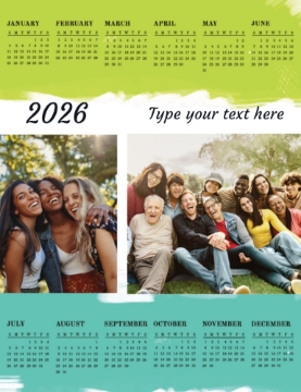 Picture of Magnetic Calendar 6 - Vertical