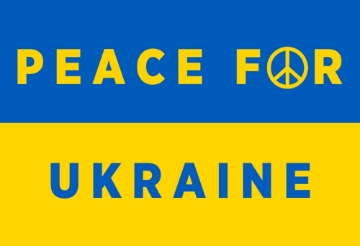 Picture of Peace for Ukraine Flag