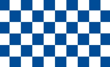 Picture of Blue/White Checkered Flag