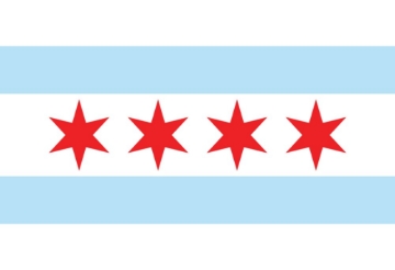 Picture of Chicago, IL Flag- 2x3