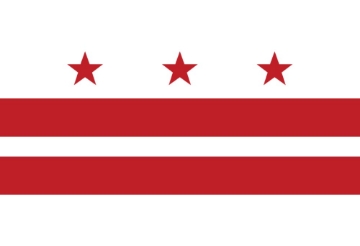Picture of Washington, DC Flag- 2x3