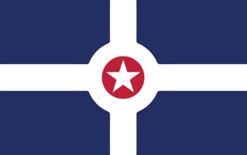 Picture of Indianapolis, IN Flag- 5x8