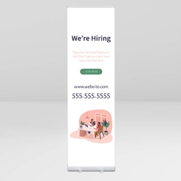 Show details for Now Hiring 10 - 78" x 23" Picture of Now Hiring 10 - 78" x 23"