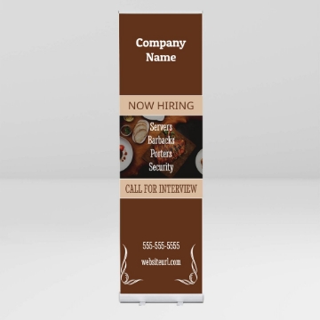 Show details for Now Hiring 5 - 78" x 23" Picture of Now Hiring 5 - 78" x 23"