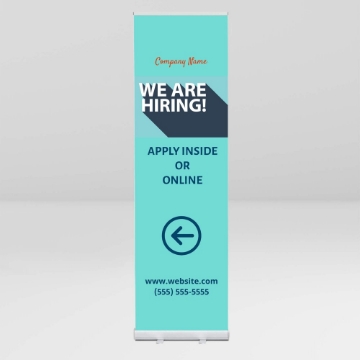 Show details for Now Hiring 9 - 78" x 23" Picture of Now Hiring 9 - 78" x 23"